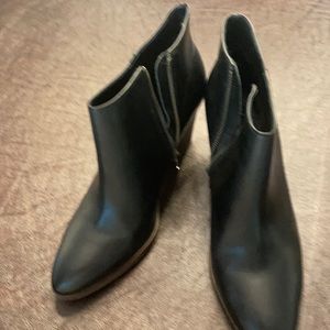 J Crew black booties